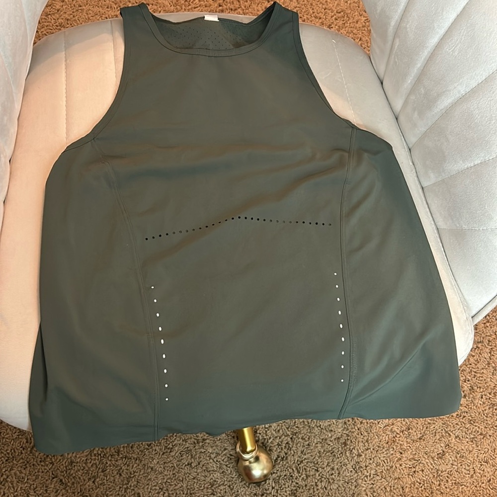 LULULEMON high neck racerback tank top. DISCONTINUED COLOR AND STYLE!!